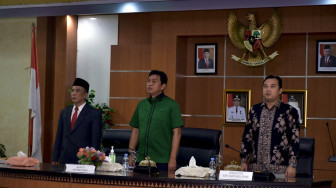 Bupati Muhammad Fadhil Arief Hadiri Pelantikan PPK Pemilu 2024