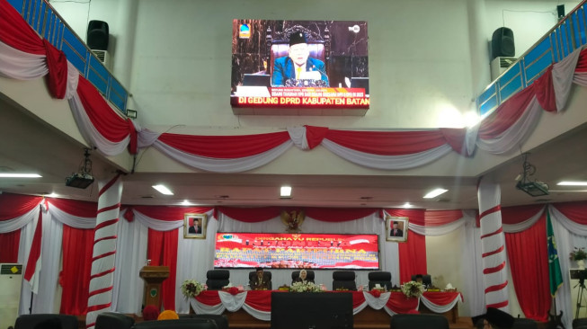 DPRD Batanghari Gelar Rapat Paripurna Dengarkan Pidato Kenegaraan